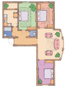 3-� ��������� �������� 106,26 ��.� � �� ����� - ����������� 1