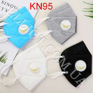 KN95 FFP2 ���������� ������������ � �������� 5 ����� ����� ��� 3M, Uvex - ����������� 1