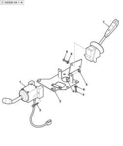 ������������� 6106398M91 (Switch Assy Forward/Reverse) ��� Terex 970 - ����������� 1